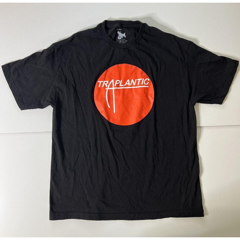 Traplantic Records T Shirt R Baron Black Mens XL
